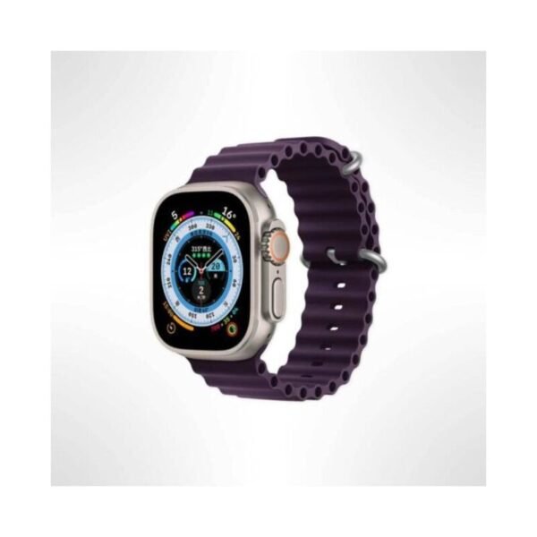 Apple Silicone Ocean Strap Dark Purple