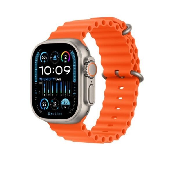 Apple Silicone Ocean Strap Orange