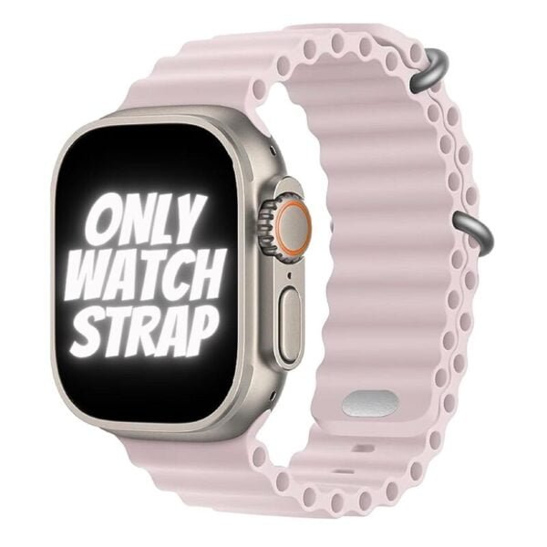 Apple Silicone Ocean Strap Pink