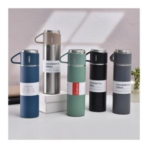 Flask Set with 2 Cups Stainless Steel Gallery Image