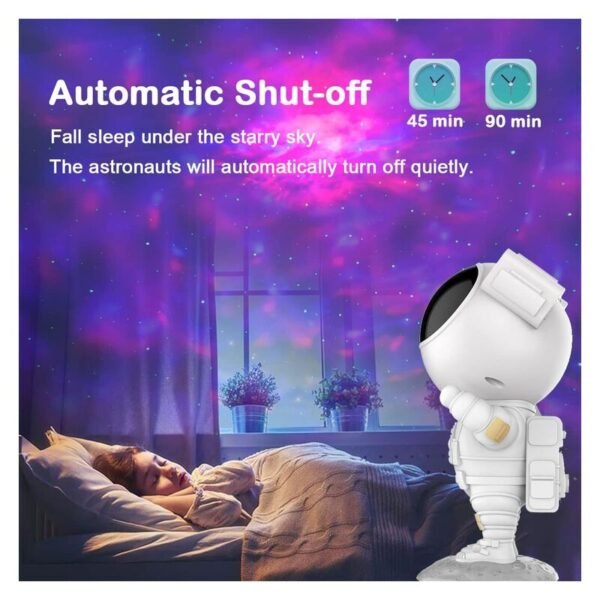 Automatic Shut Off Astronaut Galaxy Projector